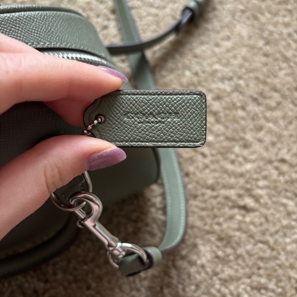 Coach Sydney Satchel Light Sage Green Crossbody w/ Removable Strap - Picture 3 of 3